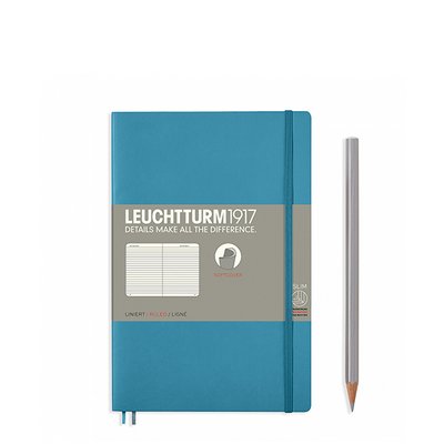 Блокнот Leuchtturm1917 Paperback (B6), М'яка обкладинка, Холодний синій, Лінія 358314 фото