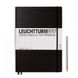 Блокнот Leuchtturm1917 Master Slim A4+, чорний, чисті аркуші 330754 фото 1