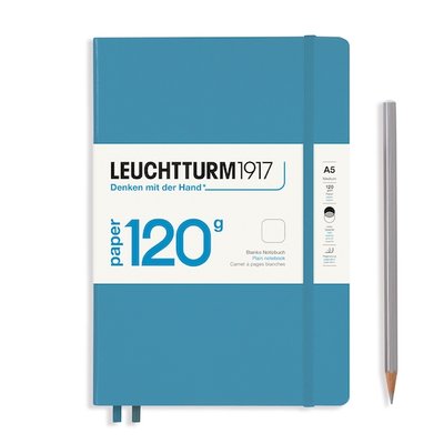 Блокнот Leuchtturm1917 120G Edition, Середній, Холодний синій, Крапка 364422 фото