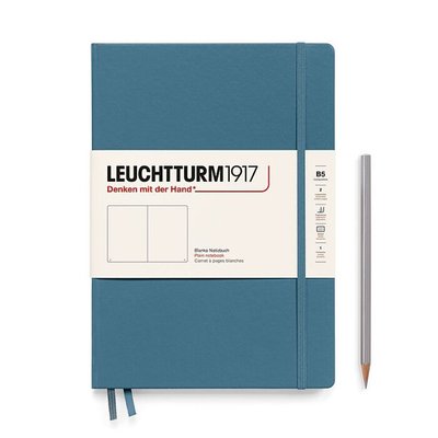 Блокнот Leuchtturm1917, Composition (B5), Stone Blue, чисті аркуші 366180 фото