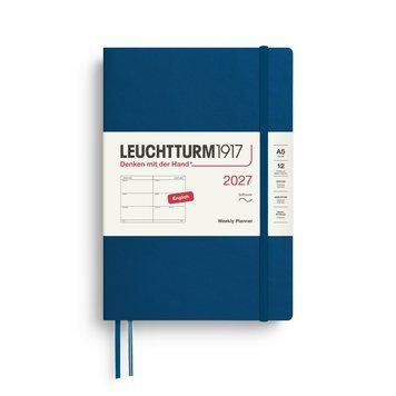 Щотижневик Leuchtturm1917 Medium (A5) м'яка обкл., 2027 Indigo
