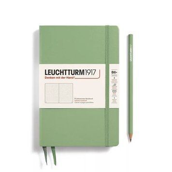 БлокнотиБлокнот Leuchtturm1917, Paperback (B6+), Sage, Крапка придбати