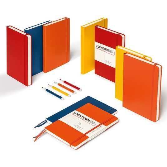 LEUCHTTURM1917 B6+ ノート 4冊セット Блокнот Leuchtturm1917, Середній, Indigo, Лінія
