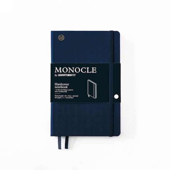 Блокнот MONOCLE & Leuchtturm1917, Paperback (В6+), Navy, крапка 363358 фото