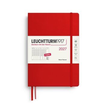 Щотижневик в колонках Leuchtturm1917 Medium (A5) 2027 Cherry