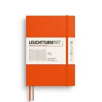 БлокнотиБлокнот Leuchtturm1917, Середній, М'яка обкладинка, Pumpkin, Лінія придбати