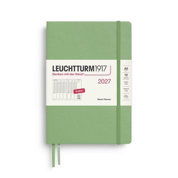 Щотижневик в колонках Leuchtturm1917 Medium (A5) 2027 Sage