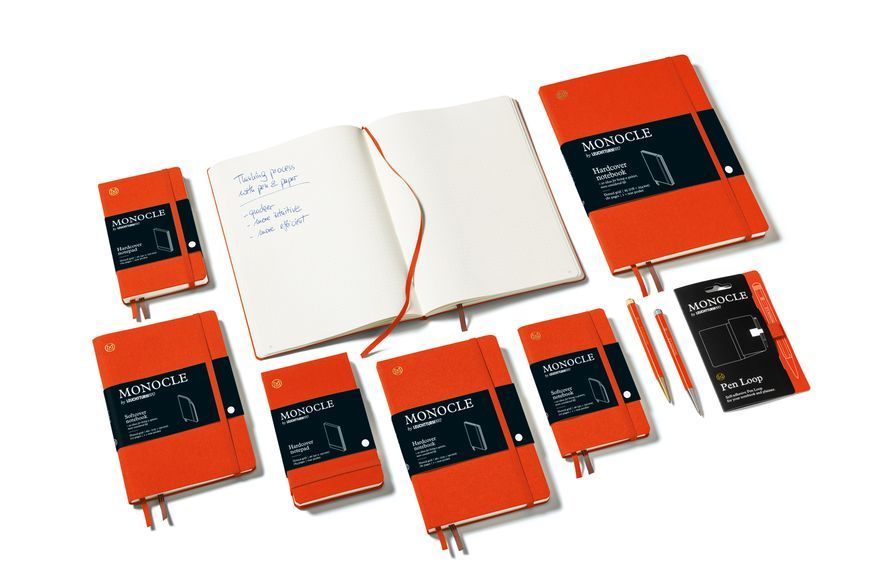 БлокнотиБлокнот MONOCLE & Leuchtturm1917, Composition (В5), Mandarin, крапка придбати