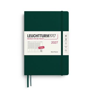 Щотижневик в колонках Leuchtturm1917 Medium (A5) 2027 Forest Green