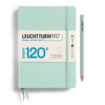 БлокнотиБлокнот Leuchtturm1917 120G Edition, Середній, Mint Green, Крапка придбати