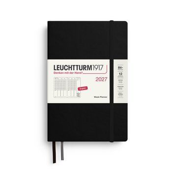 Щотижневик в колонках Leuchtturm1917 Paperback (B6+) 2027 Black