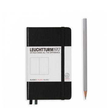 БлокнотиБлокнот Leuchtturm1917 Кишеньковий, чорний, чисті аркуші придбати