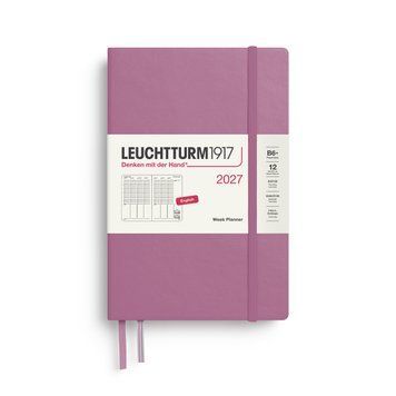 Щотижневик в колонках Leuchtturm1917 Paperback (B6+) 2027 Dusty Rose