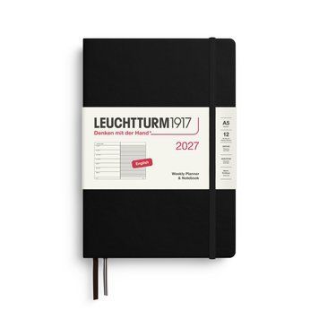 Щотижневик з нотатками Leuchtturm1917 Medium (A5) 2027 Black