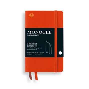БлокнотиБлокнот MONOCLE & Leuchtturm1917, Кишеньковий, М'яка обкладинка, Mandarin, крапка придбати