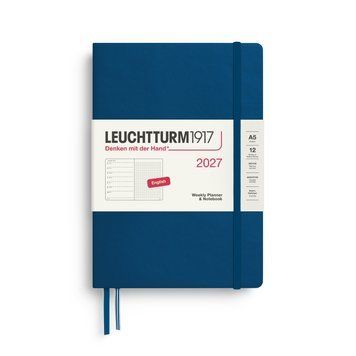 Щотижневик з нотатками Leuchtturm1917 Medium (A5) 2027 Indigo (крапка)