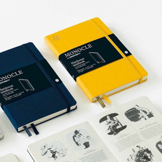 Блокнот MONOCLE & Leuchtturm1917, Paperback (В6+), М'яка обкладинка, Navy, крапка 363361 фото