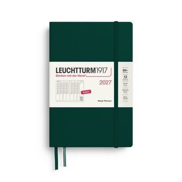 Щотижневик в колонках Leuchtturm1917 Paperback (B6+) 2027 Forest Green