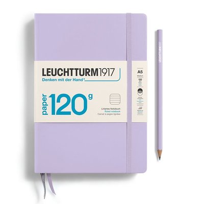 Блокнот Leuchtturm1917 120G Edition, Середній, Lilac, Лінія 370339 фото