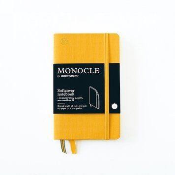 БлокнотиБлокнот MONOCLE & Leuchtturm1917, Кишеньковий, М'яка обкладинка, крапка, Yellow придбати