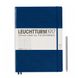 Блокнот Leuchtturm1917 Master Slim A4+, темно-синій, лінія 342926 фото 1