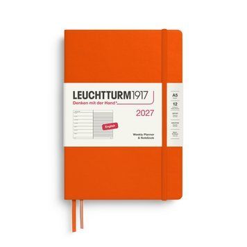 Щотижневик з нотатками Leuchtturm1917 Medium (A5) 2027 Pumpkin