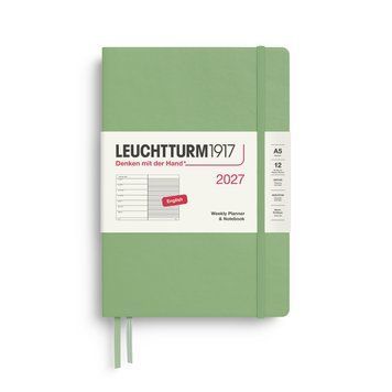 Щотижневик з нотатками Leuchtturm1917 Medium (A5) 2027 Sage