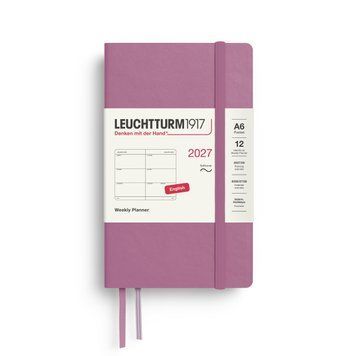 Щотижневик Leuchtturm1917 Pocket (A6) м'яка обкл., 2027 Dusty Rose