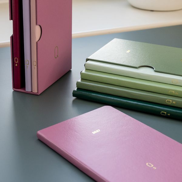 Квартальний щоденник Leuchtturm1917, набір з 4-х блокнотів Pocket (A6) 2027 Shades of Rose