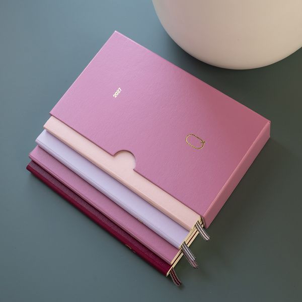 Квартальний щоденник Leuchtturm1917, набір з 4-х блокнотів Pocket (A6) 2027 Shades of Rose