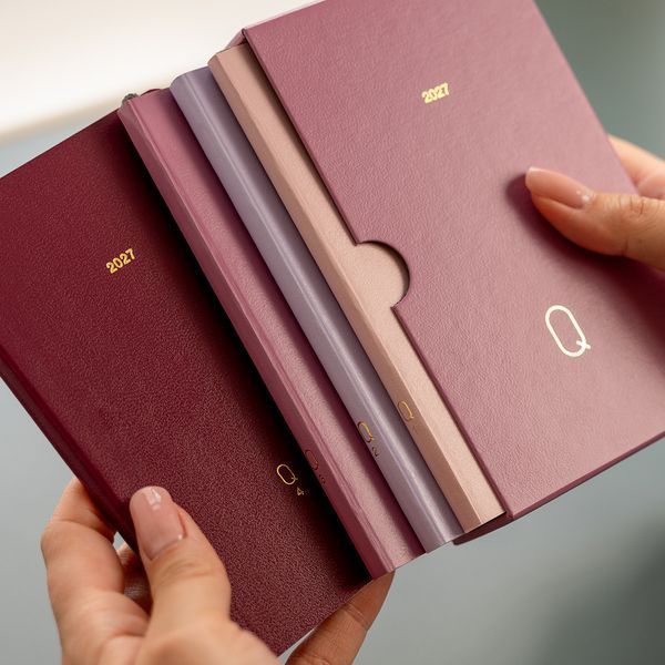 Квартальний щоденник Leuchtturm1917, набір з 4-х блокнотів Pocket (A6) 2027 Shades of Rose