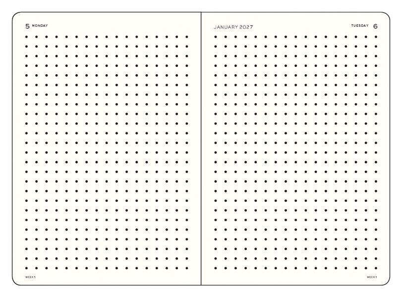 Квартальний щоденник Leuchtturm1917, набір з 4-х блокнотів Pocket (A6) 2027 Shades of Rose