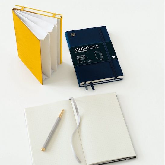 Блокнот-гаманець MONOCLE & Leuchtturm1917, Paperback (В6+), Yellow, крапка 363371 фото