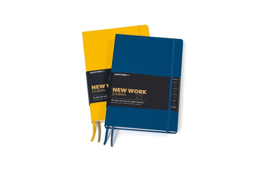 Блокнот Leuchtturm1917, New Work Journal, Composition (B5), Indigo (англ)