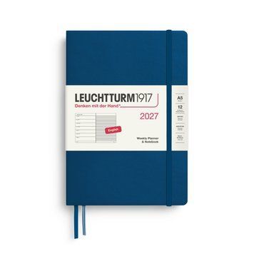 Щотижневик з нотатками Leuchtturm1917 Medium (A5) 2027 Indigo