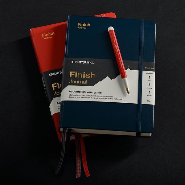 Блокнот Leuchtturm1917 Finish Journal, Середній, Navy (англ) 369093 фото