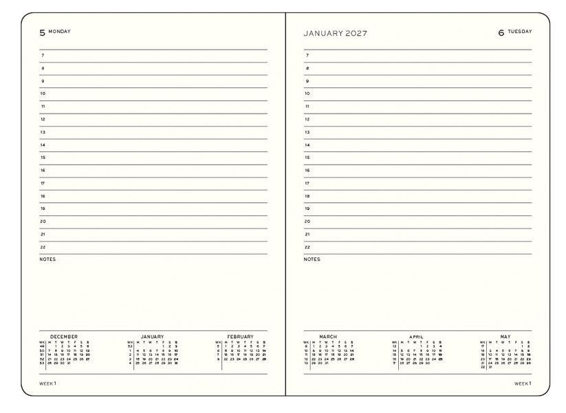 Щоденник Leuchtturm1917 Medium (A5) 2027 Indigo