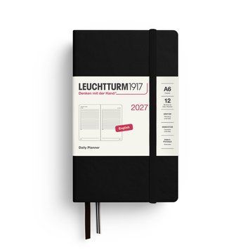 Щоденник Leuchtturm1917 Pocket (A6) 2027 Black