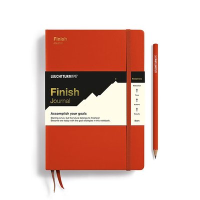 Блокнот Leuchtturm1917 Finish Journal, Середній, Fox Red (англ) 369097 фото