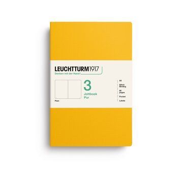 БлокнотиБлокнот Leuchtturm1917, Jottbook Pur, Medium, Sunflower, 3 шт, чисті аркуші придбати