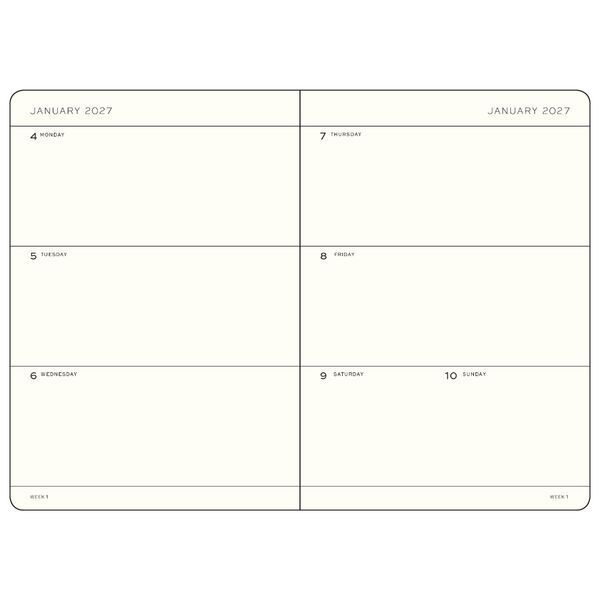 Щотижневик Leuchtturm1917 Paperback (B6+) 2027 Sunflower