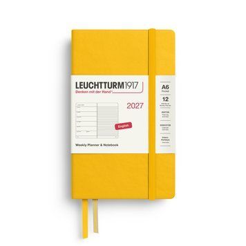 Щотижневик з нотатками Leuchtturm1917 Pocket (A6) 2027 Sunflower