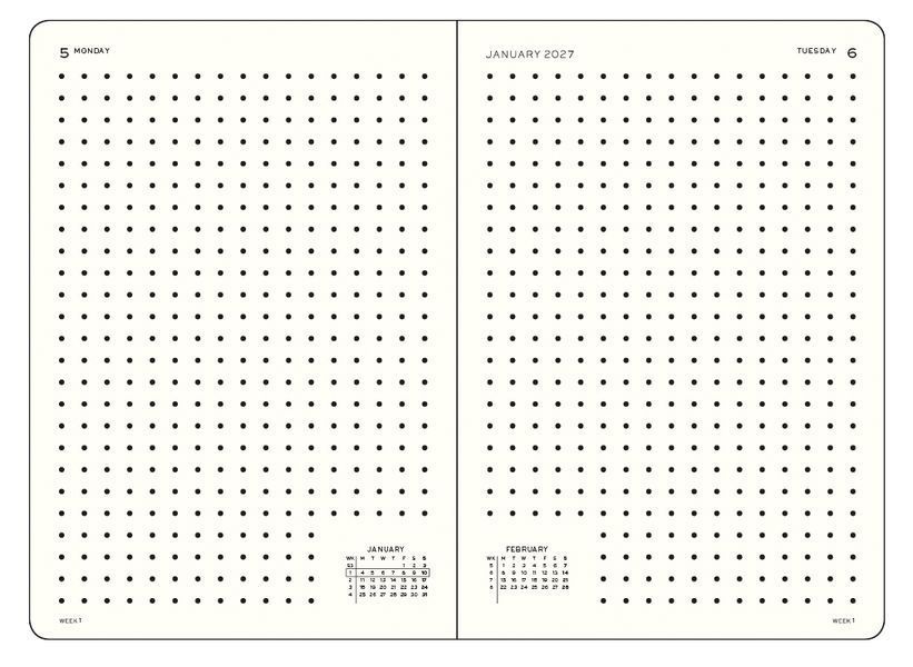 Щоденник Leuchtturm1917 Medium (A5) 2027 Sunflower (крапка)