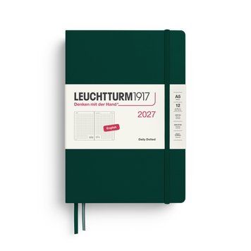 Щоденник Leuchtturm1917 Medium (A5) 2027 Forest Green (крапка)