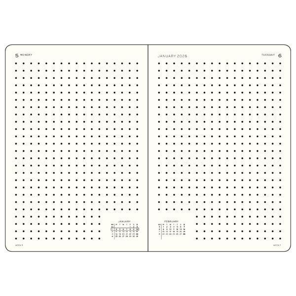 Щоденник Leuchtturm1917 Medium (A5) 2027 Forest Green (крапка)