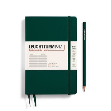 БлокнотиБлокнот Leuchtturm1917, Paperback (B6+), Forest Green, Лінія придбати