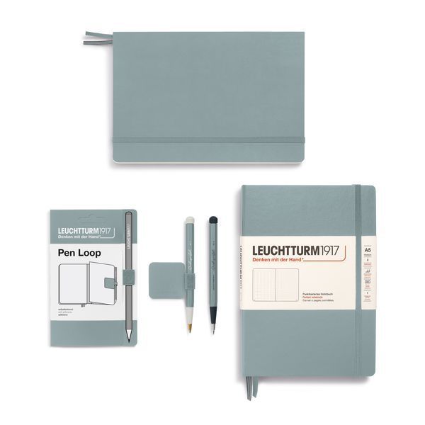 БлокнотиБлокнот Leuchtturm1917, Середній, М'яка обкладинка, Dove, Лінія придбати