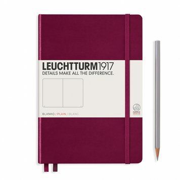 БлокнотиБлокнот Leuchtturm1917 Середній, винний, чисті аркуші придбати