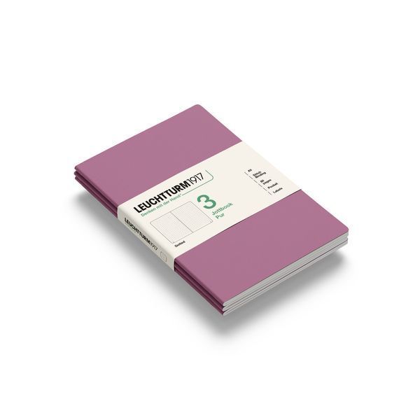 БлокнотиБлокнот Leuchtturm1917, Jottbook Pur, Medium, Dusty Rose, 3 шт, крапка придбати