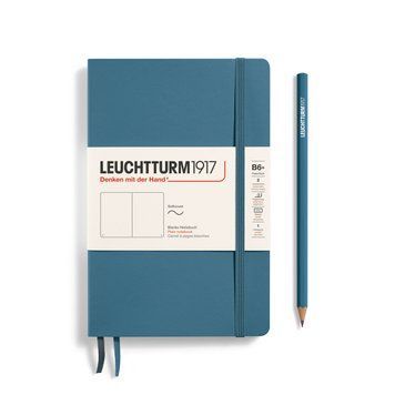 БлокнотиБлокнот Leuchtturm1917, Paperback (B6+), М'яка обкладинка, Stone Blue, чисті аркуші придбати
